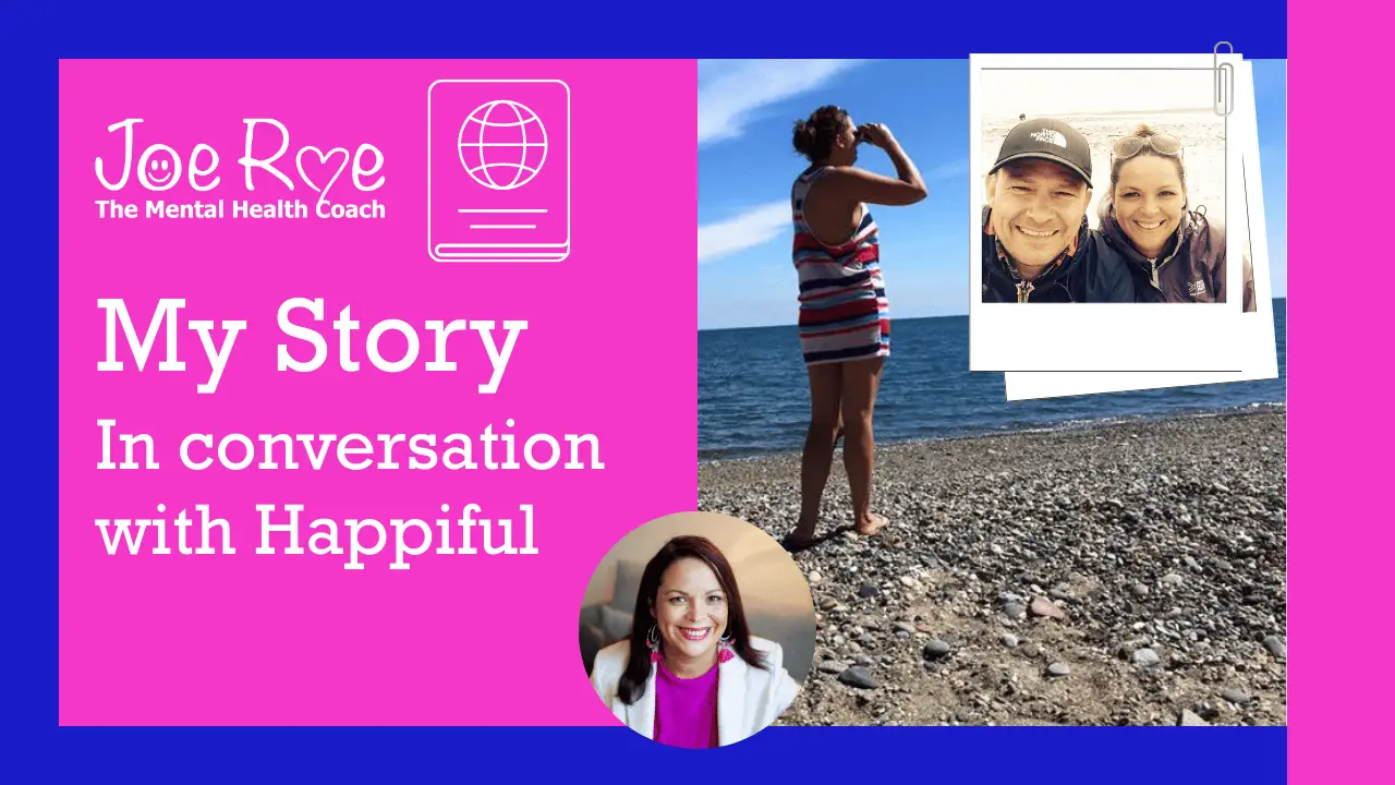 Joe Roe - My Mental Health Story - A conversation with Happiful (Joe Roe pictured on the beach)